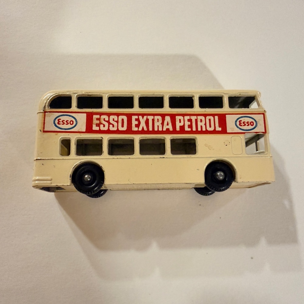 Vintage Matchbox Lesney #74 Daimler Bus – Esso Extra Petrol